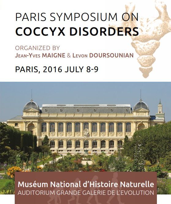 (Flyer for Paris coccyx symposium)
